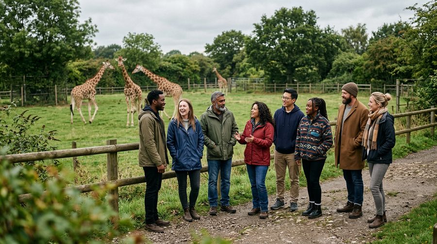 Cotswold Wildlife Park near Burford offers group rates for parties of 20 or more
